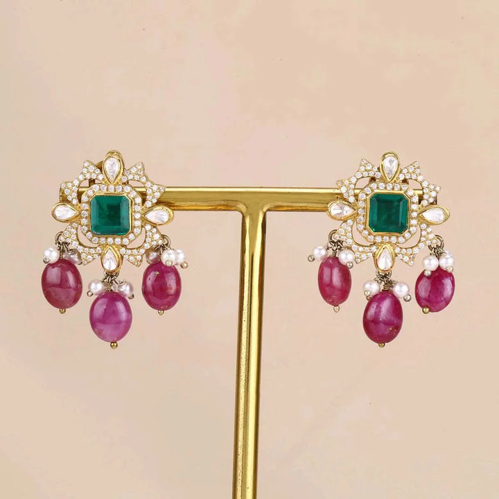 92.5 Silver Rakshika Victorian-Choker Set