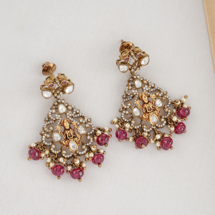 Pure 92.5 Silver Cahaya Victorian Short Necklace Set | SHOBITAM
