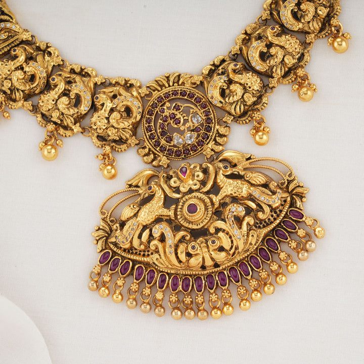 Pure 92.5 Silver Paarija Short Necklace