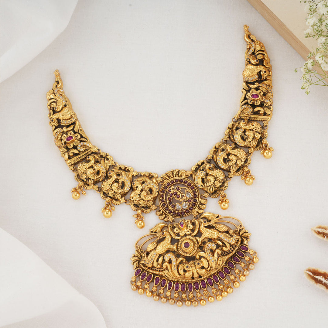 Pure 92.5 Silver Paarija Short Necklace