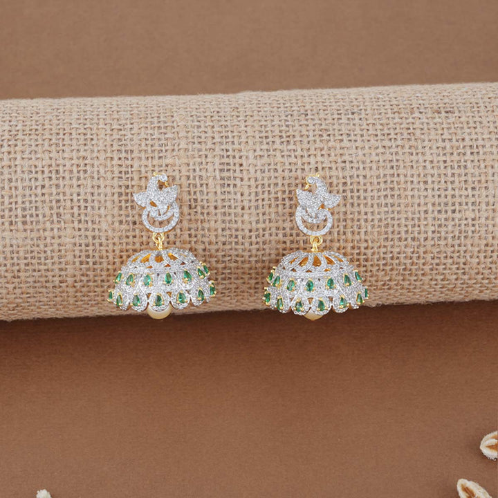Pure 92.5 Silver Savya Diamond Design Choker Set | SHOBITAM