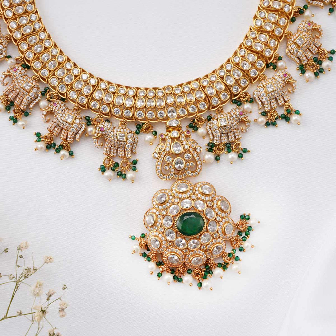 92.5 Silver Delciya Short Necklace