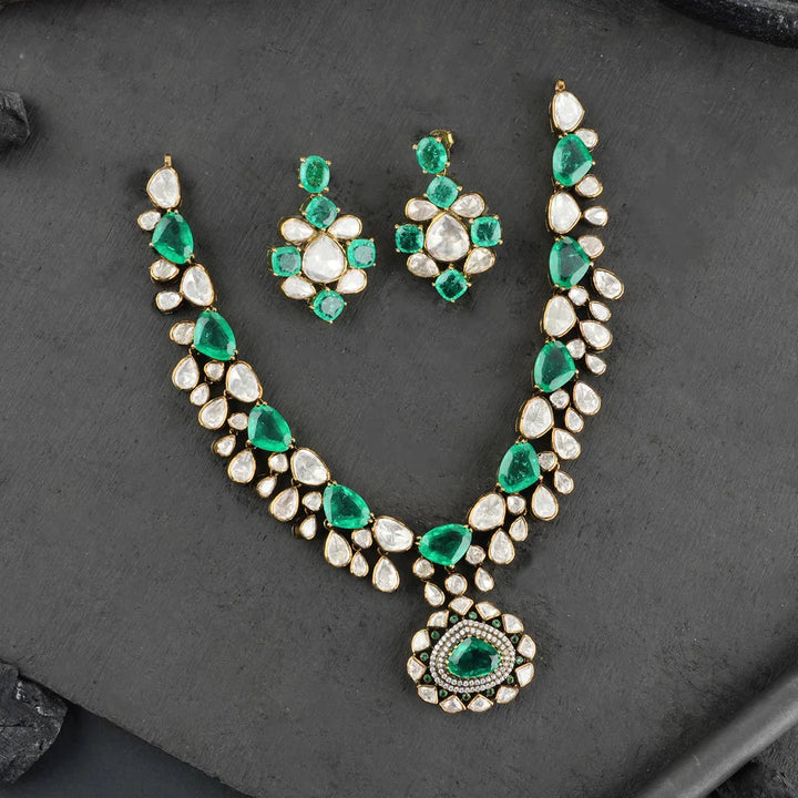 92.5 silver Serena Victorian Necklace Set