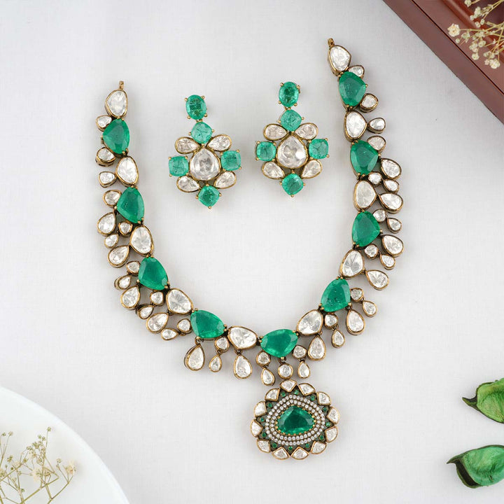 92.5 silver Serena Victorian Necklace Set
