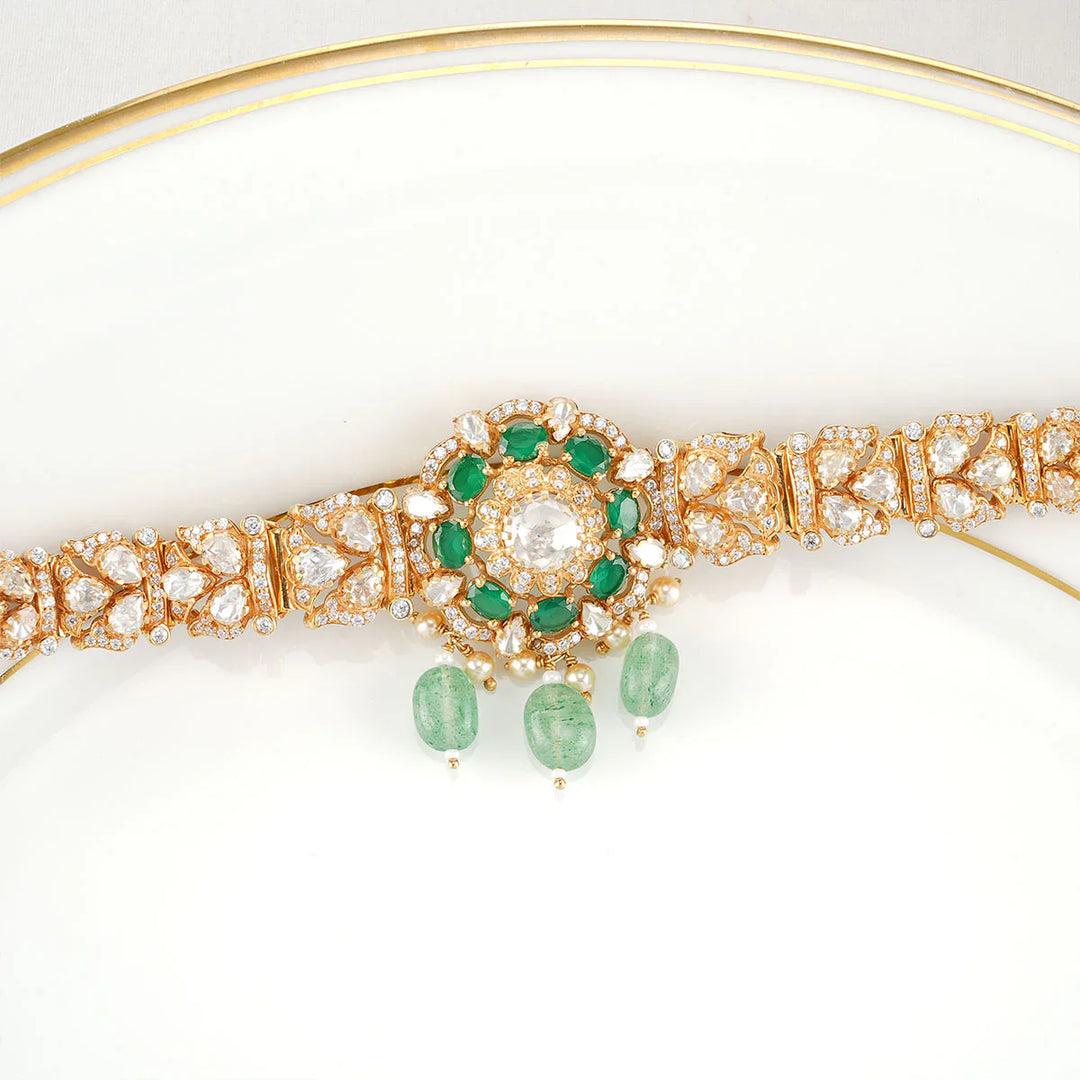 92.5 Silver, Florance Victorian Choker Set