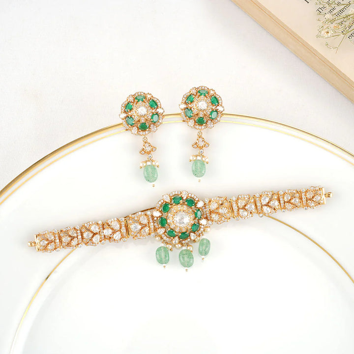 92.5 Silver, Florance Victorian Choker Set