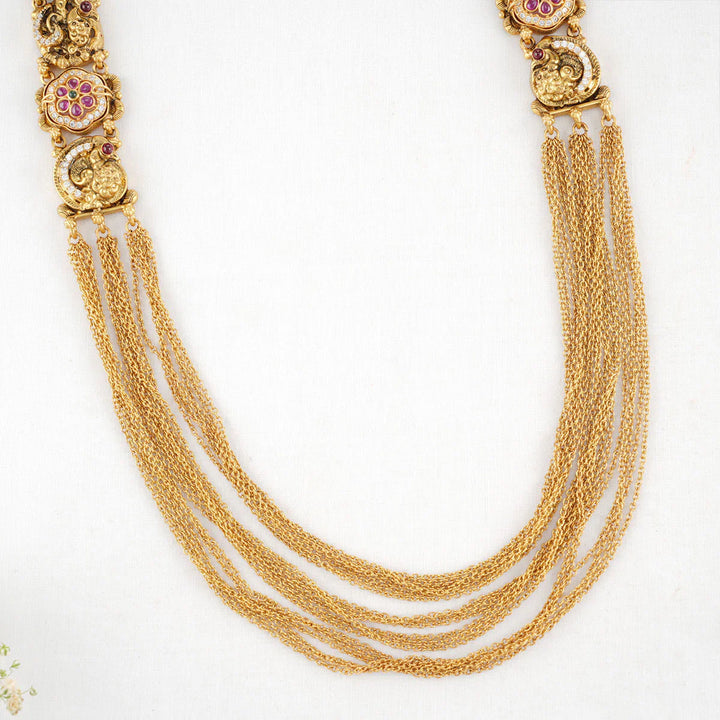 92.5 Silver, Lithik Nagas Long Necklace