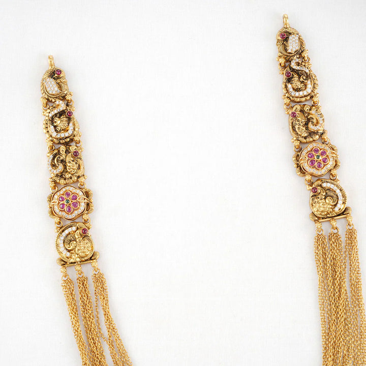 92.5 Silver, Lithik Nagas Long Necklace