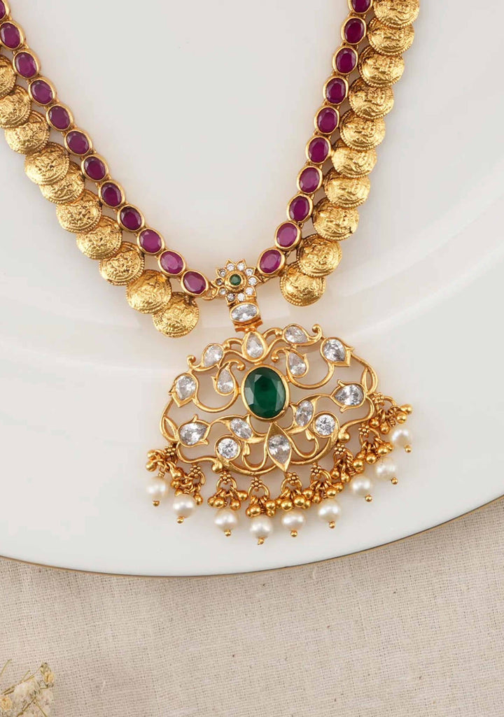 92.5 Vaibhavi Stone Long Necklace