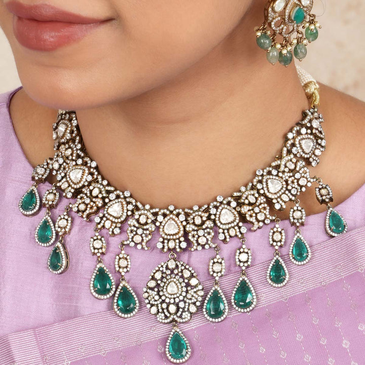 92.5 Nandhitha Victorian Necklace