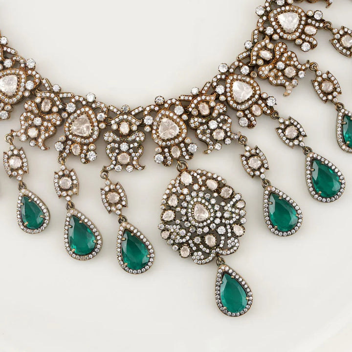 92.5 Nandhitha Victorian Necklace