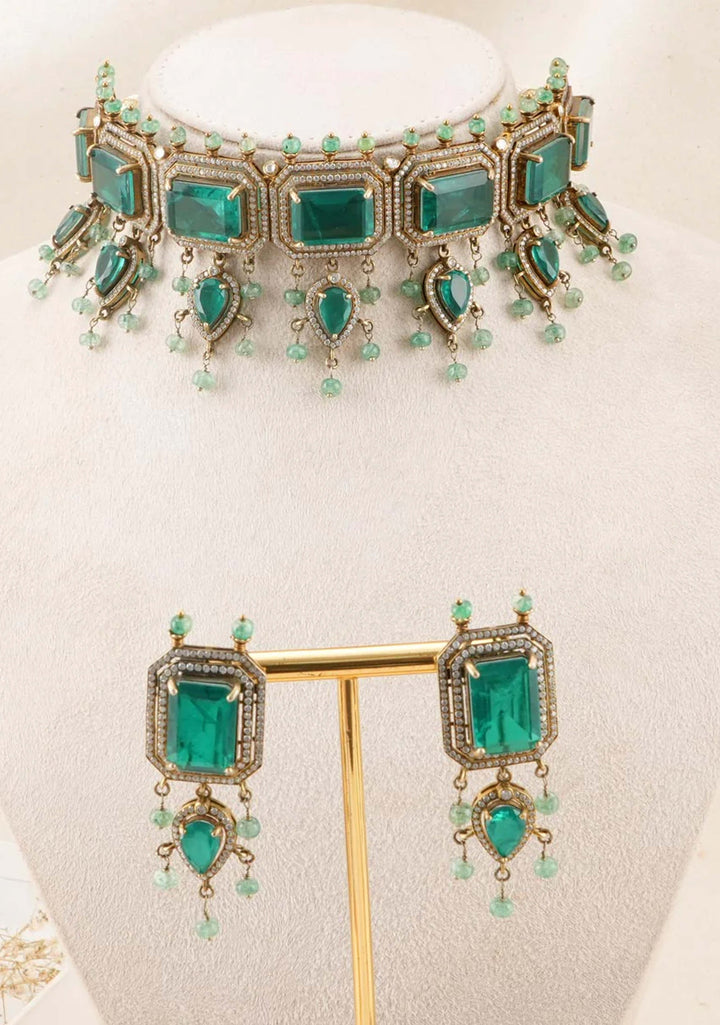 92.5 Pranasha Victorian Choker Set