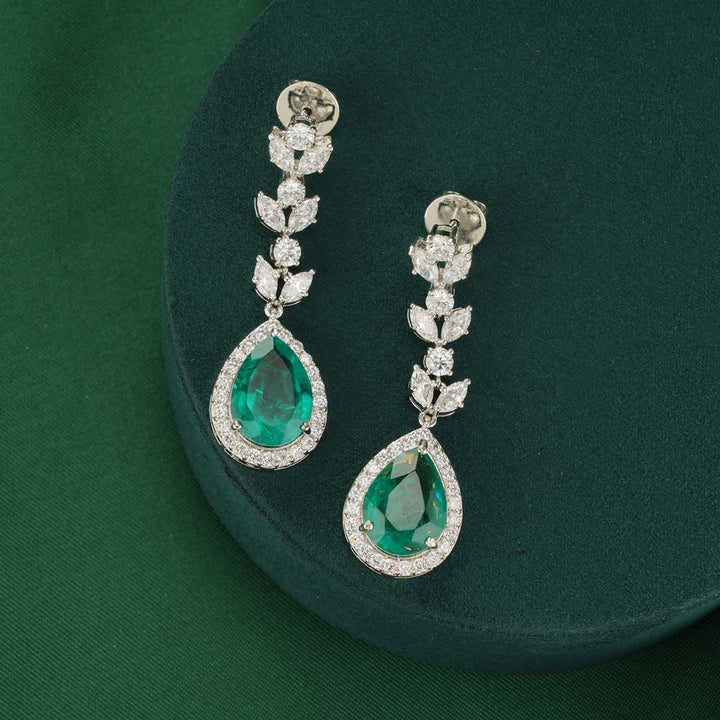 92.5 Silver Pranavi Long Necklace Set