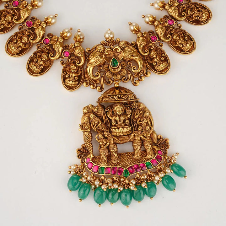 92.5 silver Nagas necklace set
