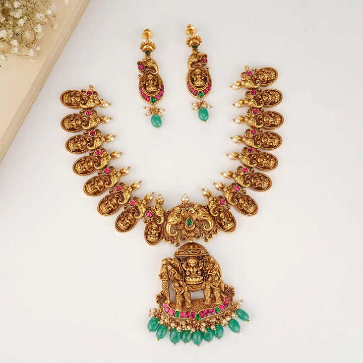 92.5 silver Nagas necklace set