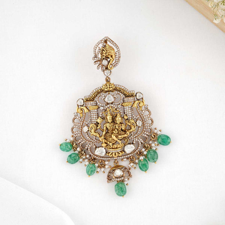 925 Silver Rinith Victorian Pendant set