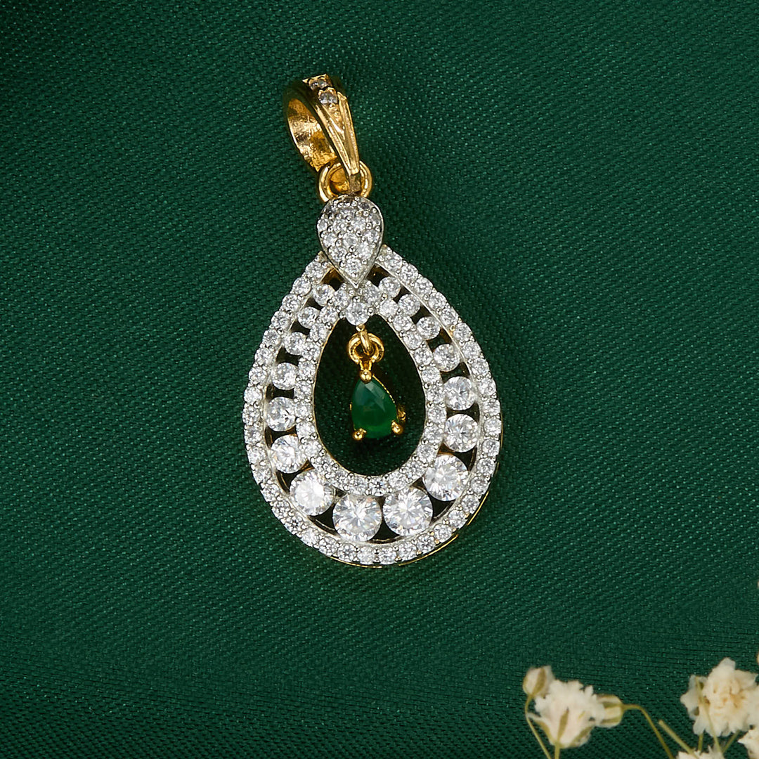 Pure 92.5 Silver Kanta Pendant Set | SHOBITAM