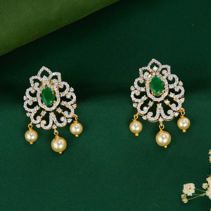 Pure 92.5 Silver Amazing Avikam Pendant Set | SHOBITAM