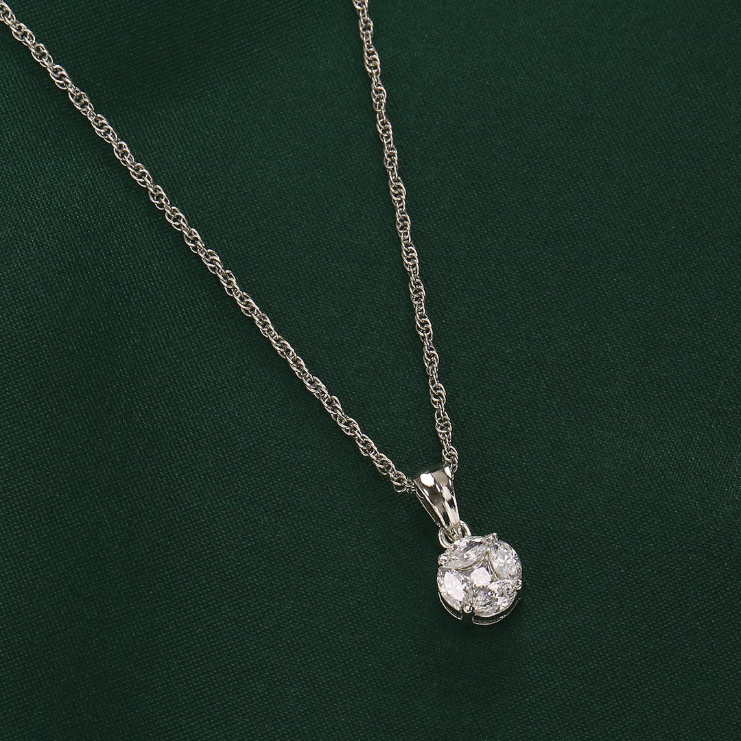 92.5 Silver Shahitha Swarovski Chain | SHOBITAM