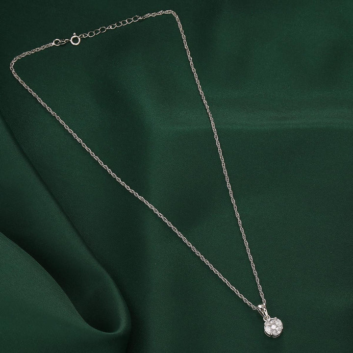 92.5 Silver Shahitha Swarovski Chain | SHOBITAM