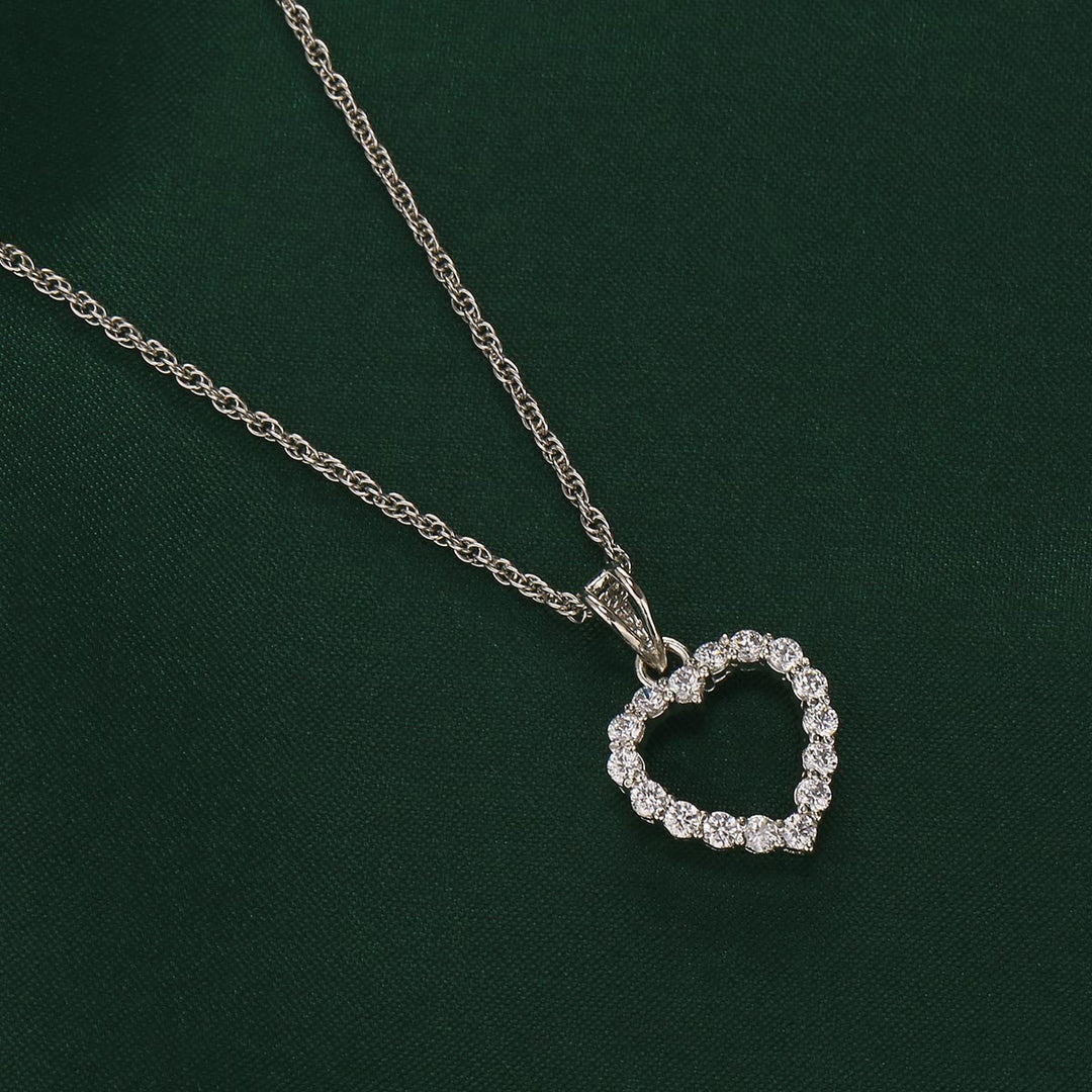 92.5 Silver Mayuric Chain with Earrings | SHOBITAM