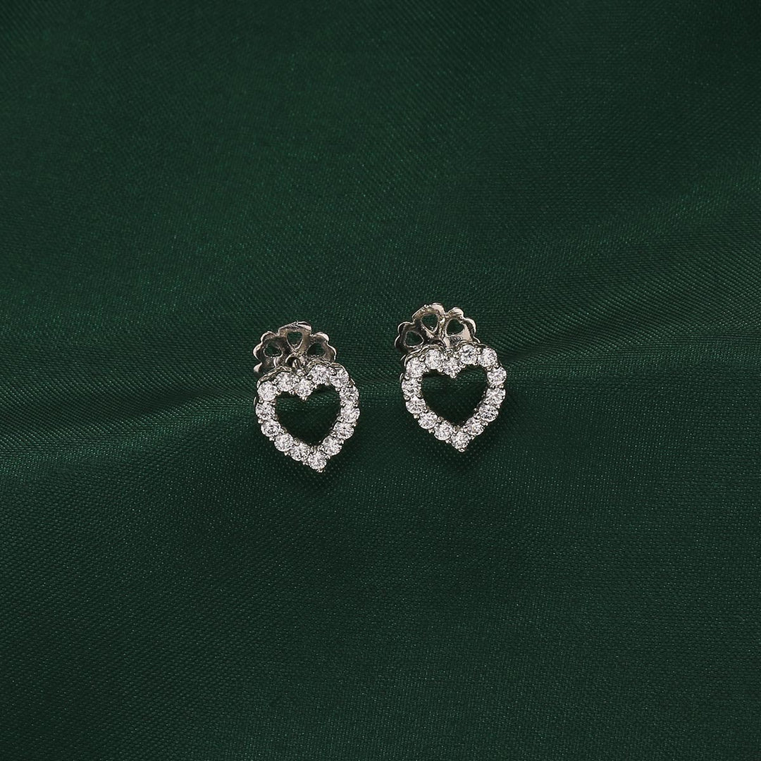 92.5 Silver Mayuric Chain with Earrings | SHOBITAM
