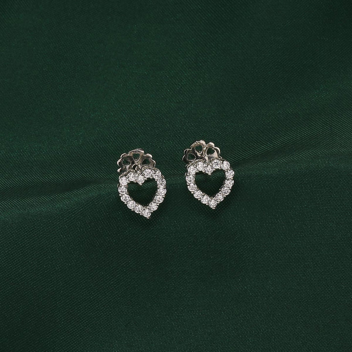 92.5 Silver Mayuric Chain with Earrings | SHOBITAM