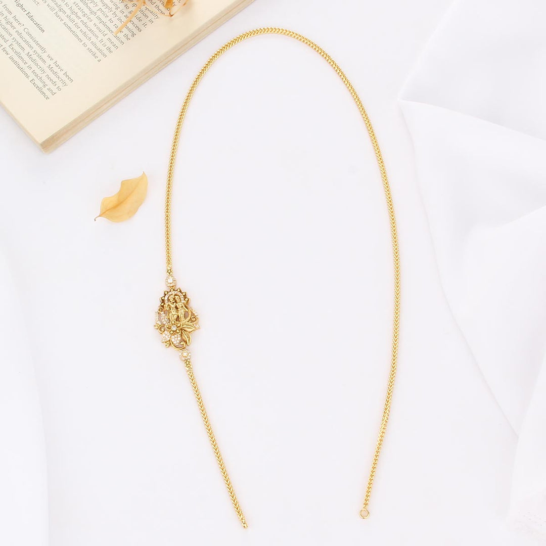 92.5 Silver Brelim Mugappu Chain | SHOBITAM