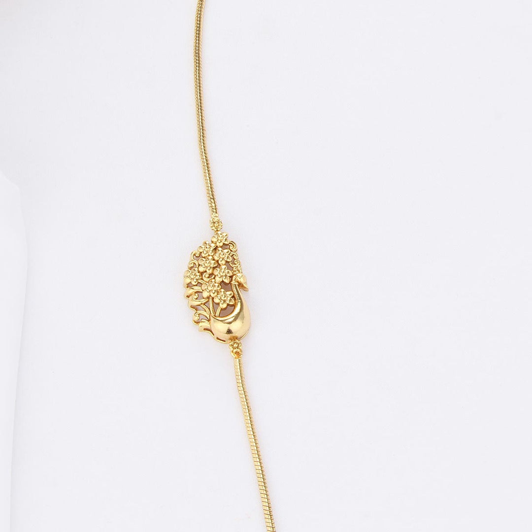 Pure 92.5 Silver Attractive Mugappu Chain | SHOBITAM