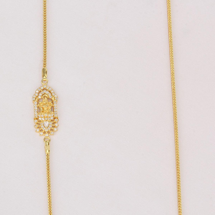 92.5 Silver Mahitha Mugappu Chain | SHOBITAM