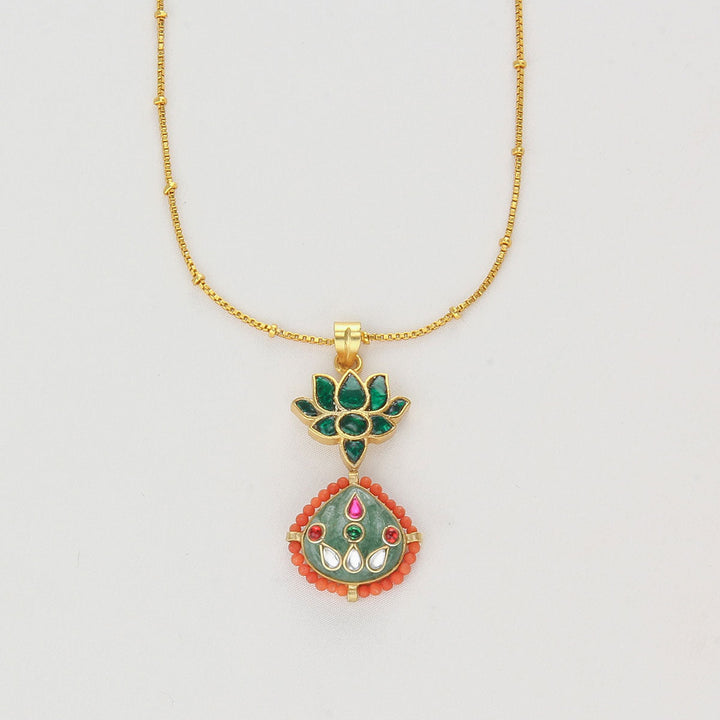 Pure 92.5 Silver, Gold Plated Trendy Glow Chain | SHOBITAM