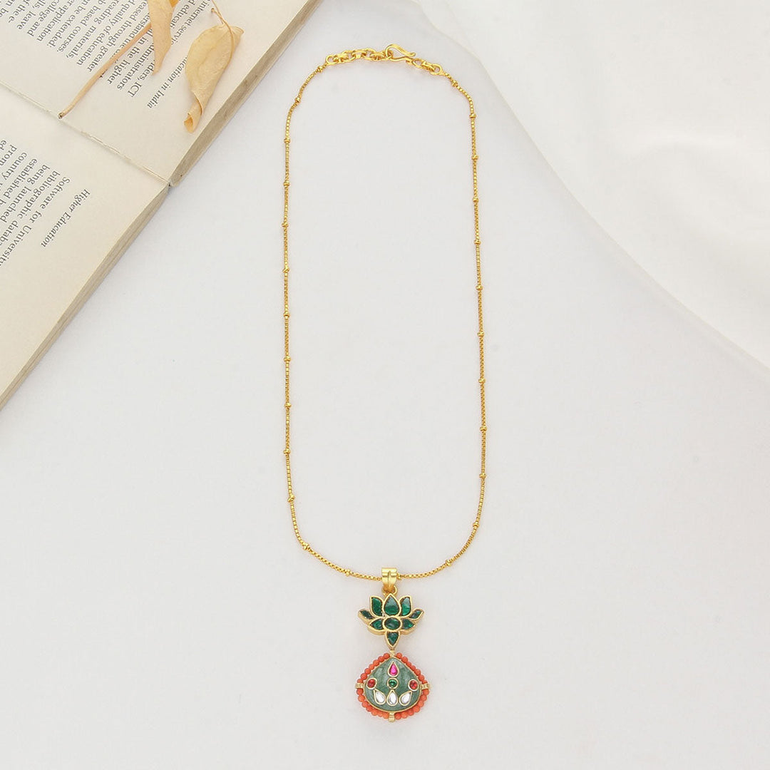 Pure 92.5 Silver, Gold Plated Trendy Glow Chain | SHOBITAM