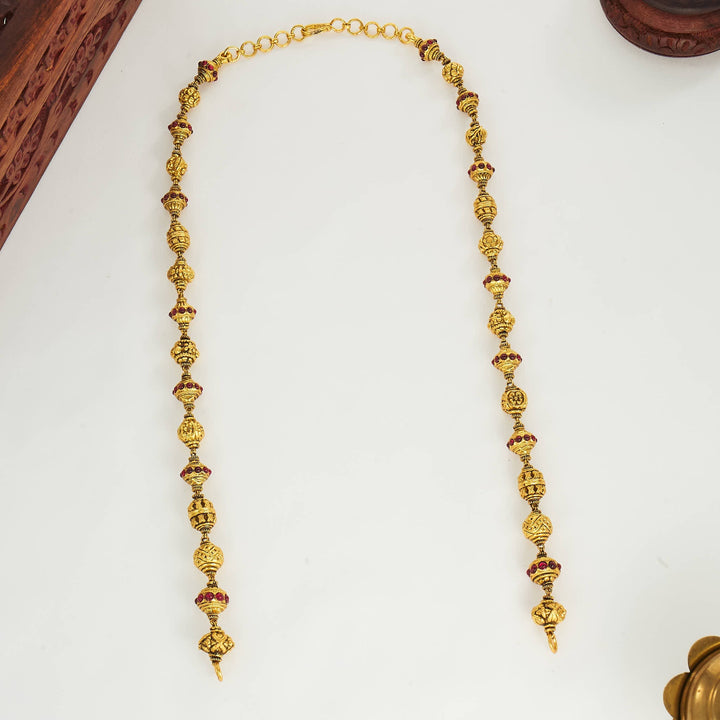 92.5 Silver, Gold Plated, Riyvya Nagas Chain | SHOBITAM