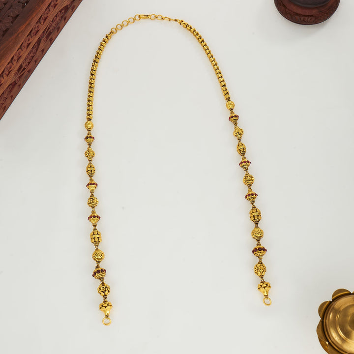 92.5 Silver, Gold Plated, Aarynika Nagas Chain | SHOBITAM