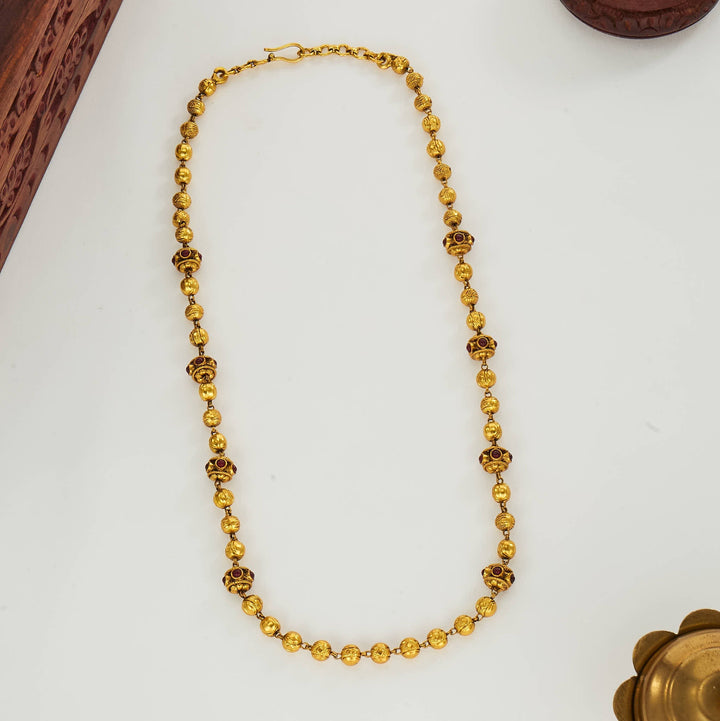 92.5 Silver, Gold Plated, Arysha Nagas Chain | SHOBITAM