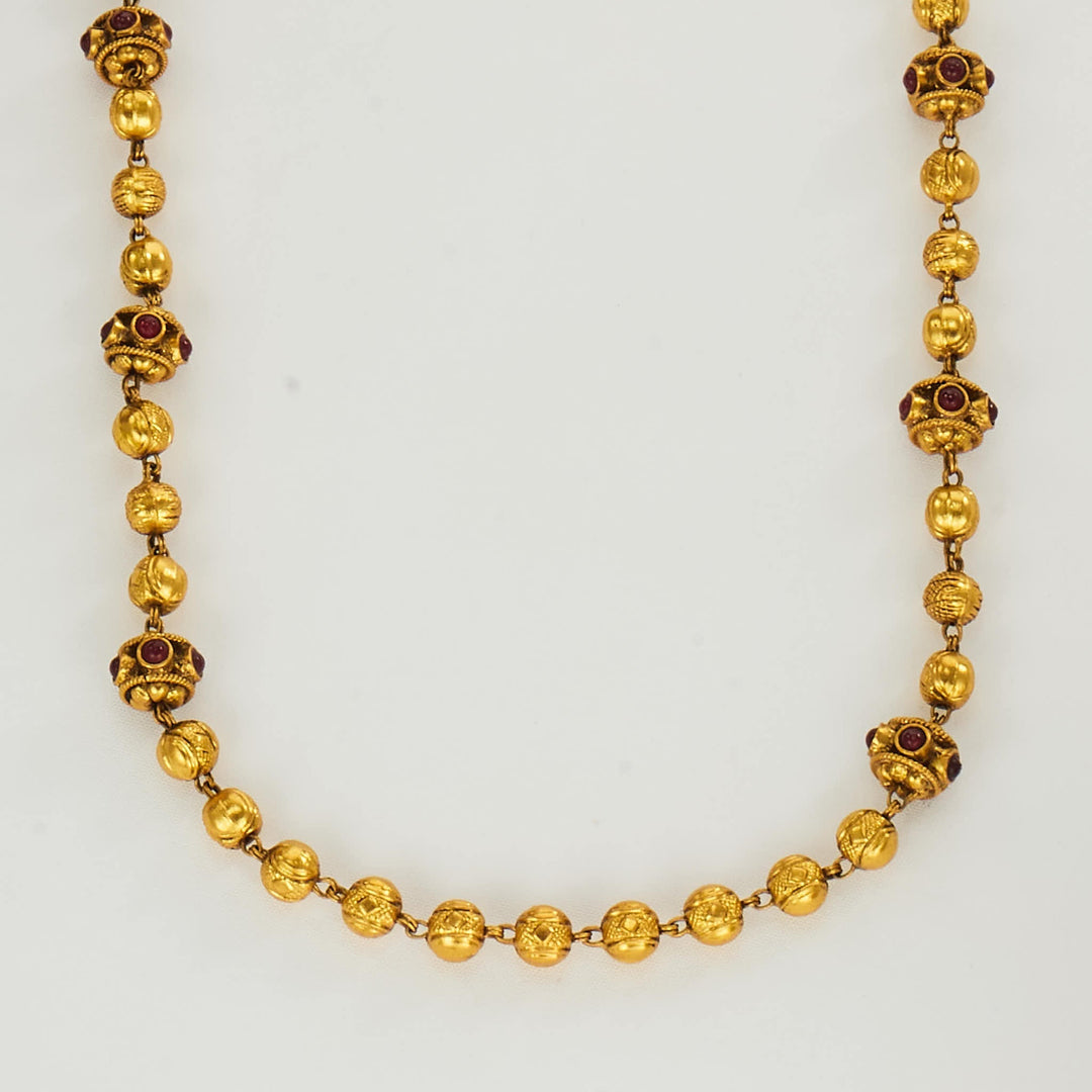 92.5 Silver, Gold Plated, Arysha Nagas Chain | SHOBITAM