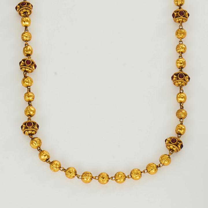 92.5 Silver, Gold Plated, Arysha Nagas Chain | SHOBITAM