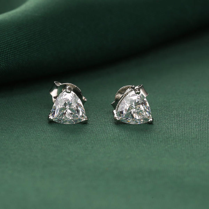Pure 92.5 Silver Ezhya Studs | SHOBITAM