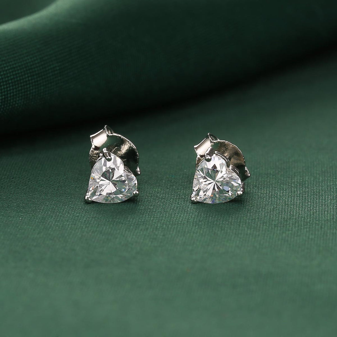 Pure 92.5 Silver Manvi Studs | SHOBITAM