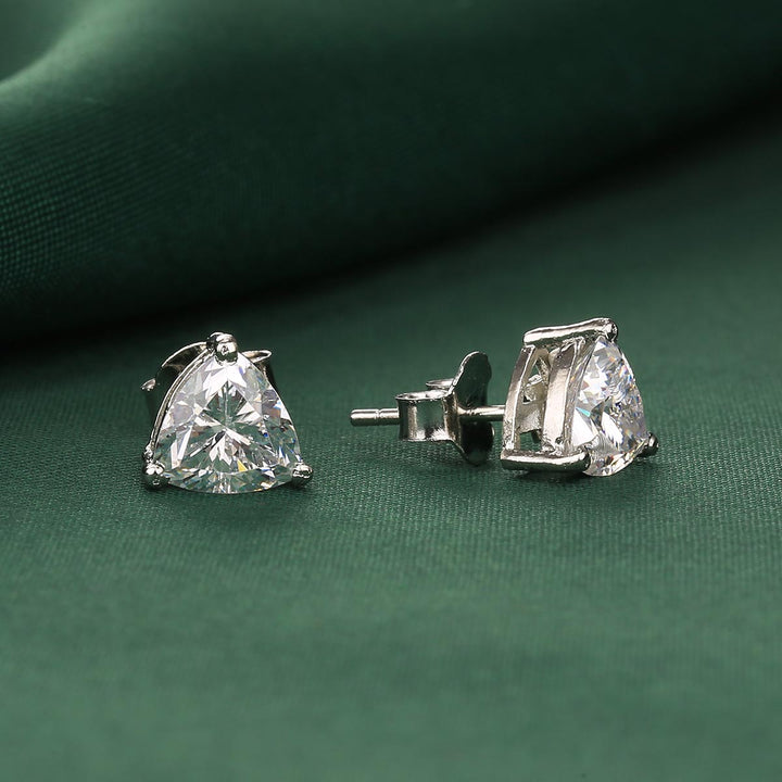 Pure 92.5 Silver Jeyvi Studs | SHOBITAM