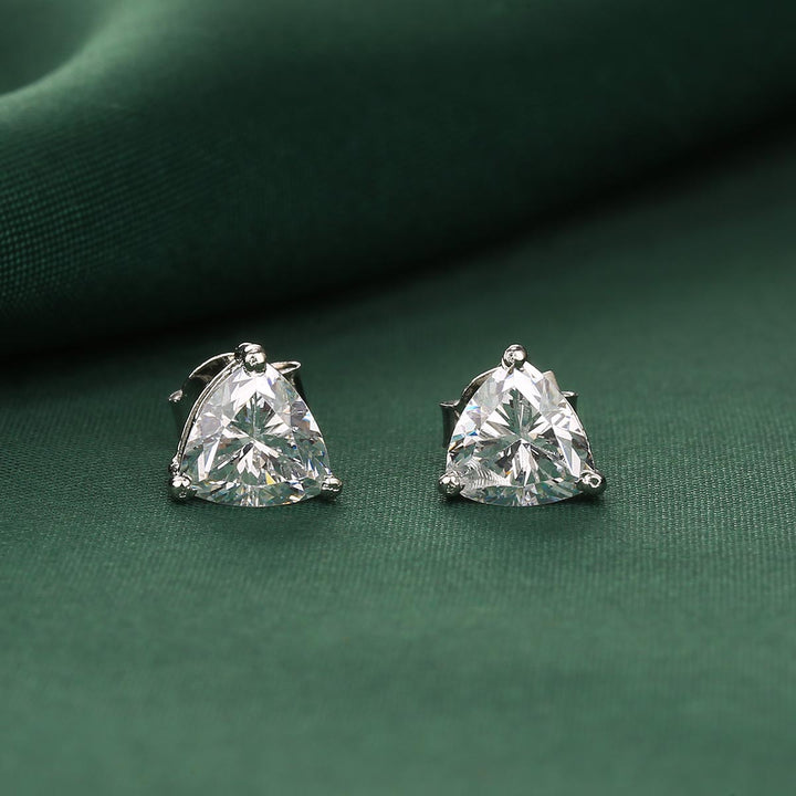 Pure 92.5 Silver Jeyvi Studs | SHOBITAM