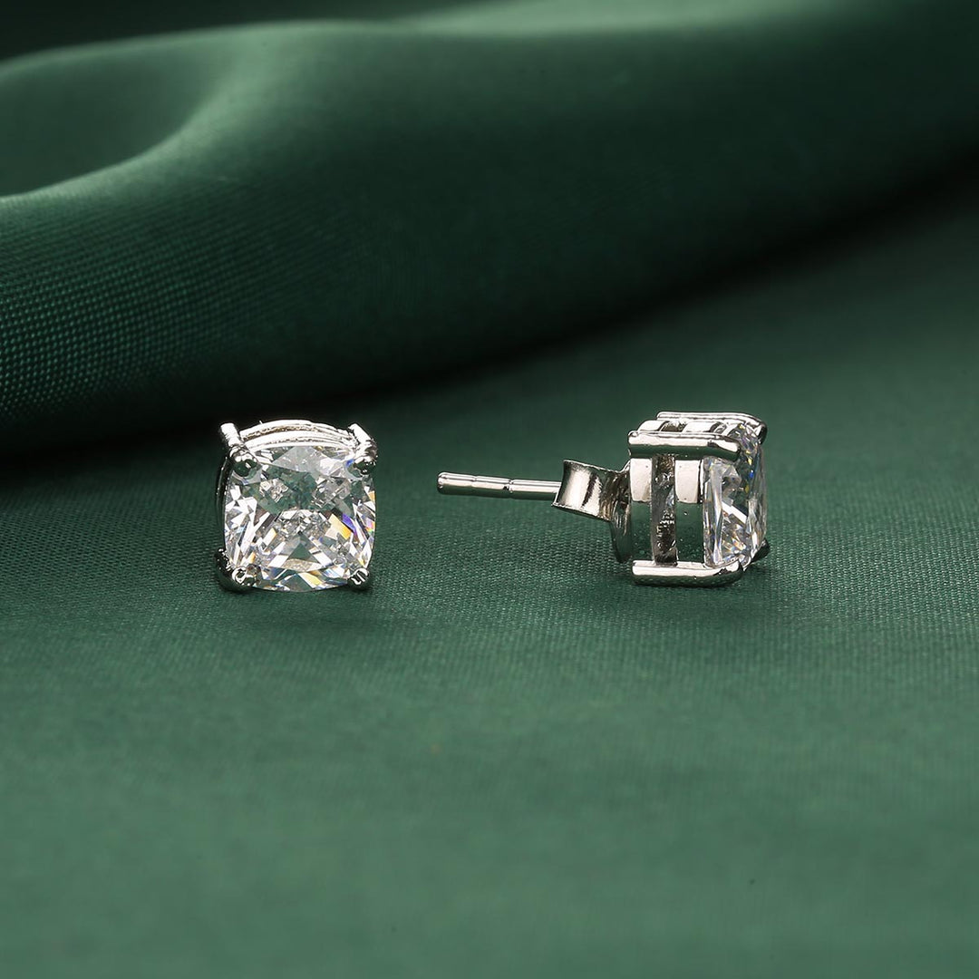 Pure 92.5 Silver Benya Studs | SHOBITAM