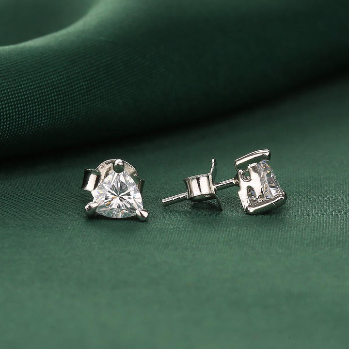 92.5 Silver Arovi Studs | SHOBITAM