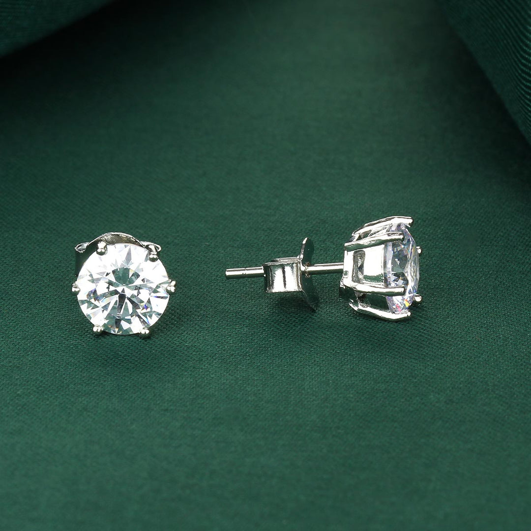 92.5 Silver Little Cute Studs | SHOBITAM