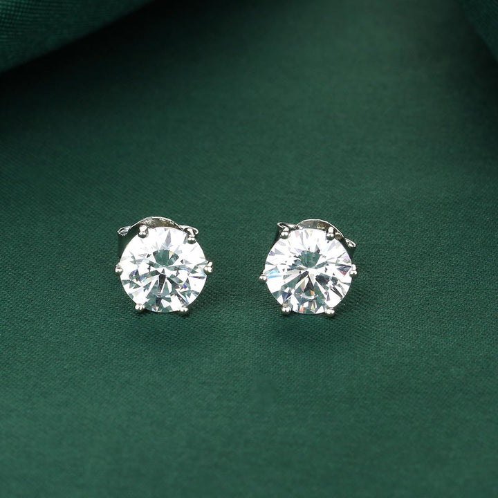 92.5 Silver Little Cute Studs | SHOBITAM