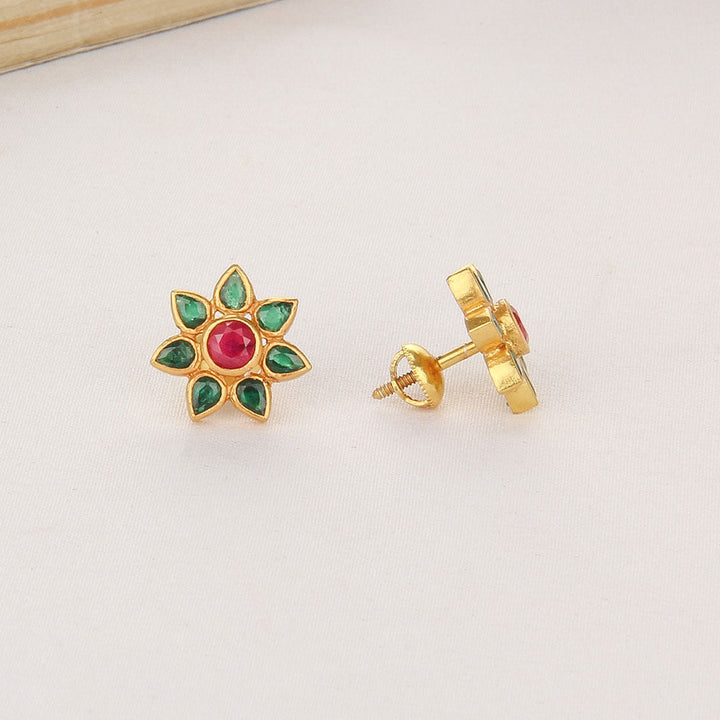 92.5 Silver Hiya Stone Studs | SHOBITAM