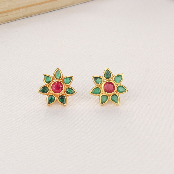 92.5 Silver Hiya Stone Studs | SHOBITAM
