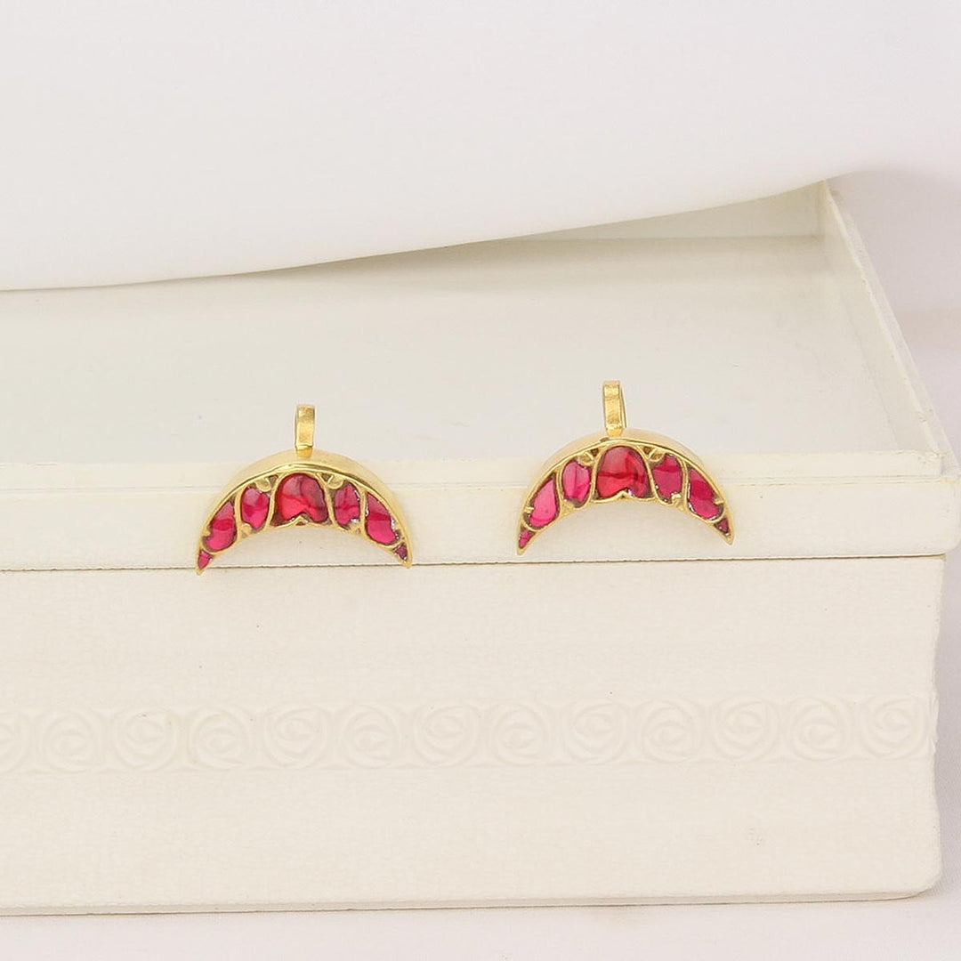 Pure 92.5 Silver, Gold Plated Cutest Bugadi | SHOBITAM