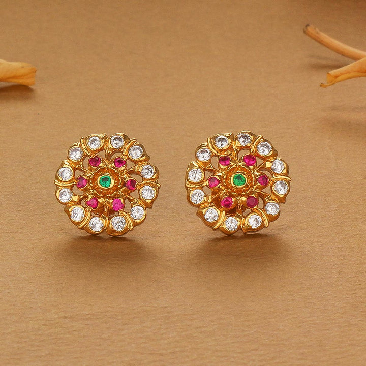 92.5 silver Aarna Studs | SHOBITAM
