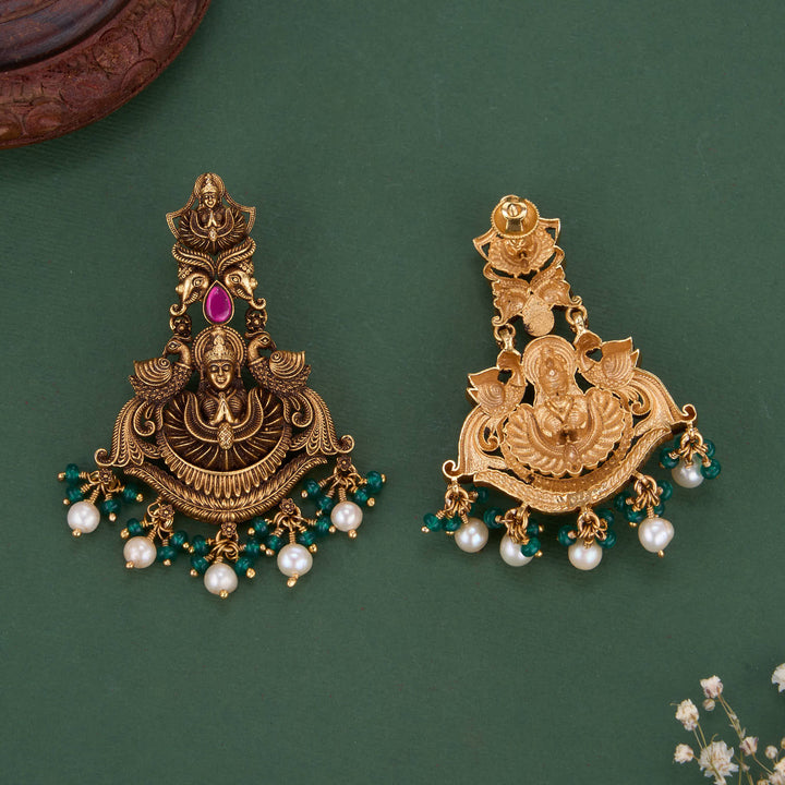 Pure 92.5 Silver, 24kt Gold Plated Jashikha Chandhubaali Earrings | SHOBITAM
